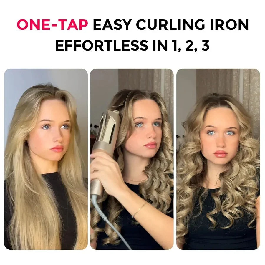 3-in-1 Automatic Curling Iron Large Wave Styling Curler